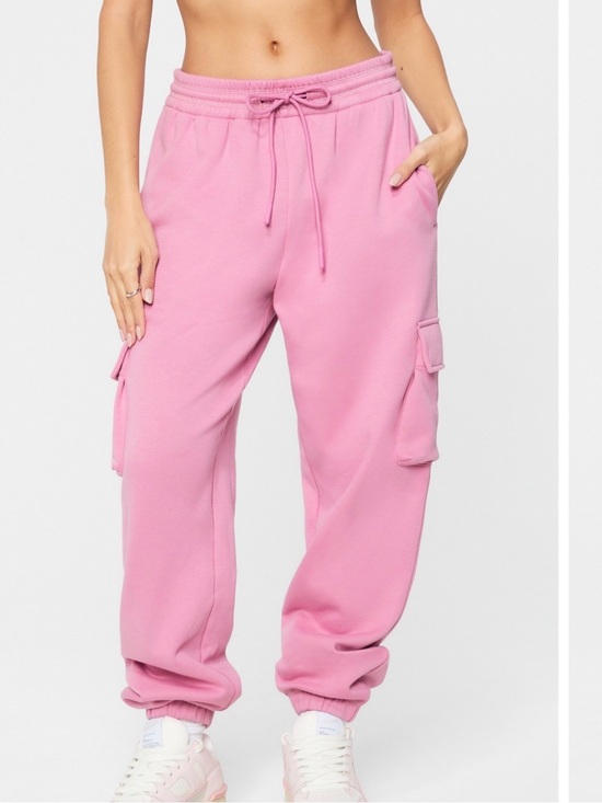 Fabletics Pants - Pink Cargo Jogger Sweatpants